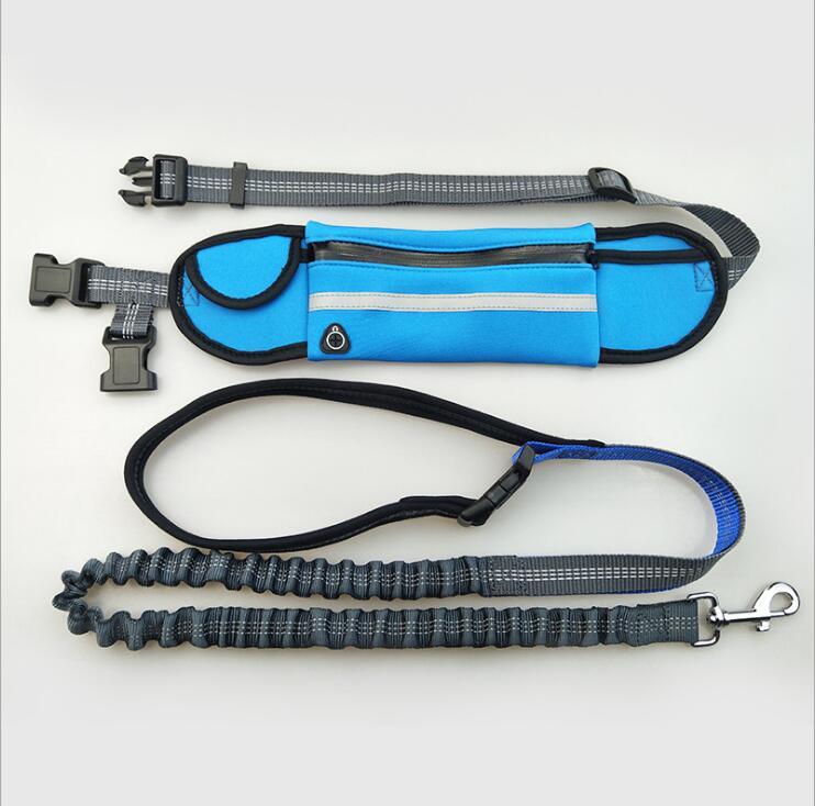 TrailMate Pro: Shock-Absorbing Hands-Free Dog Leash with Storage | Perfect for Hikers andJoggers