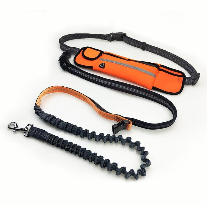 TrailMate Pro: Shock-Absorbing Hands-Free Dog Leash with Storage | Perfect for Hikers andJoggers