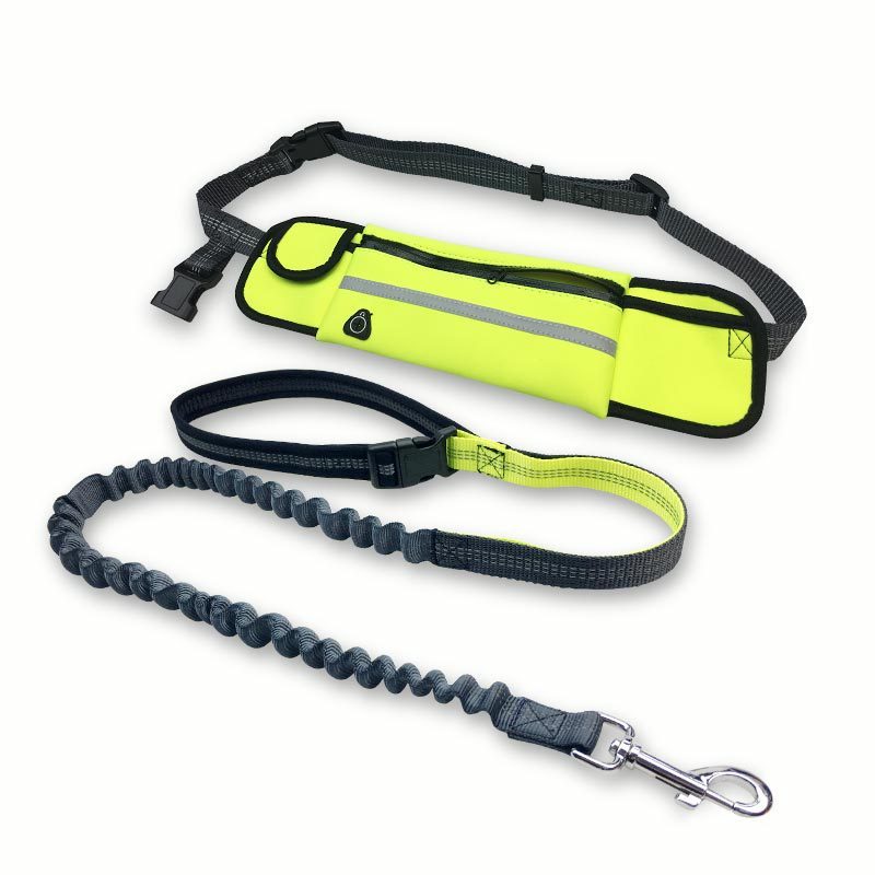 TrailMate Pro: Shock-Absorbing Hands-Free Dog Leash with Storage | Perfect for Hikers andJoggers