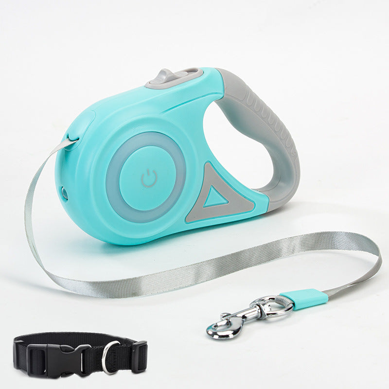 Walk Safely After Sunset: The Smart Leash with Built-in LED Technology