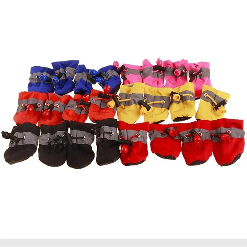 All-Weather Dog Boots - Professional Paw Protection (Set of 4)