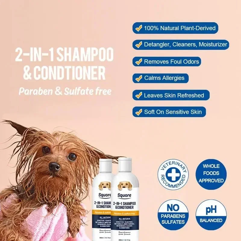 Natural Pet Care - pH Balanced Dog Shampoo & Conditioner