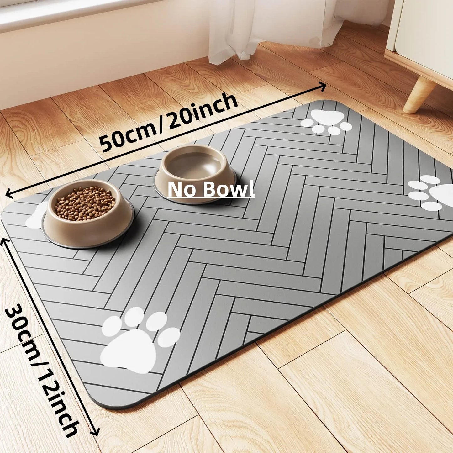 Keep Your Floors Spotless: Premium Spill-Proof Pet Feeding Mat