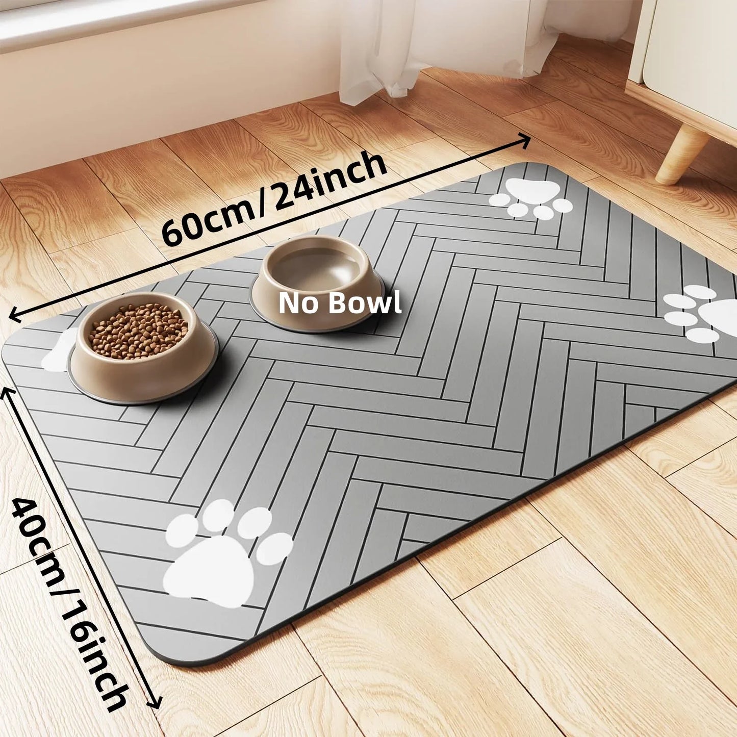 Keep Your Floors Spotless: Premium Spill-Proof Pet Feeding Mat